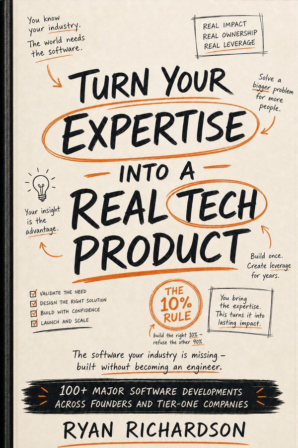 Turn Your Expertise Into a Real Tech Product — book cover